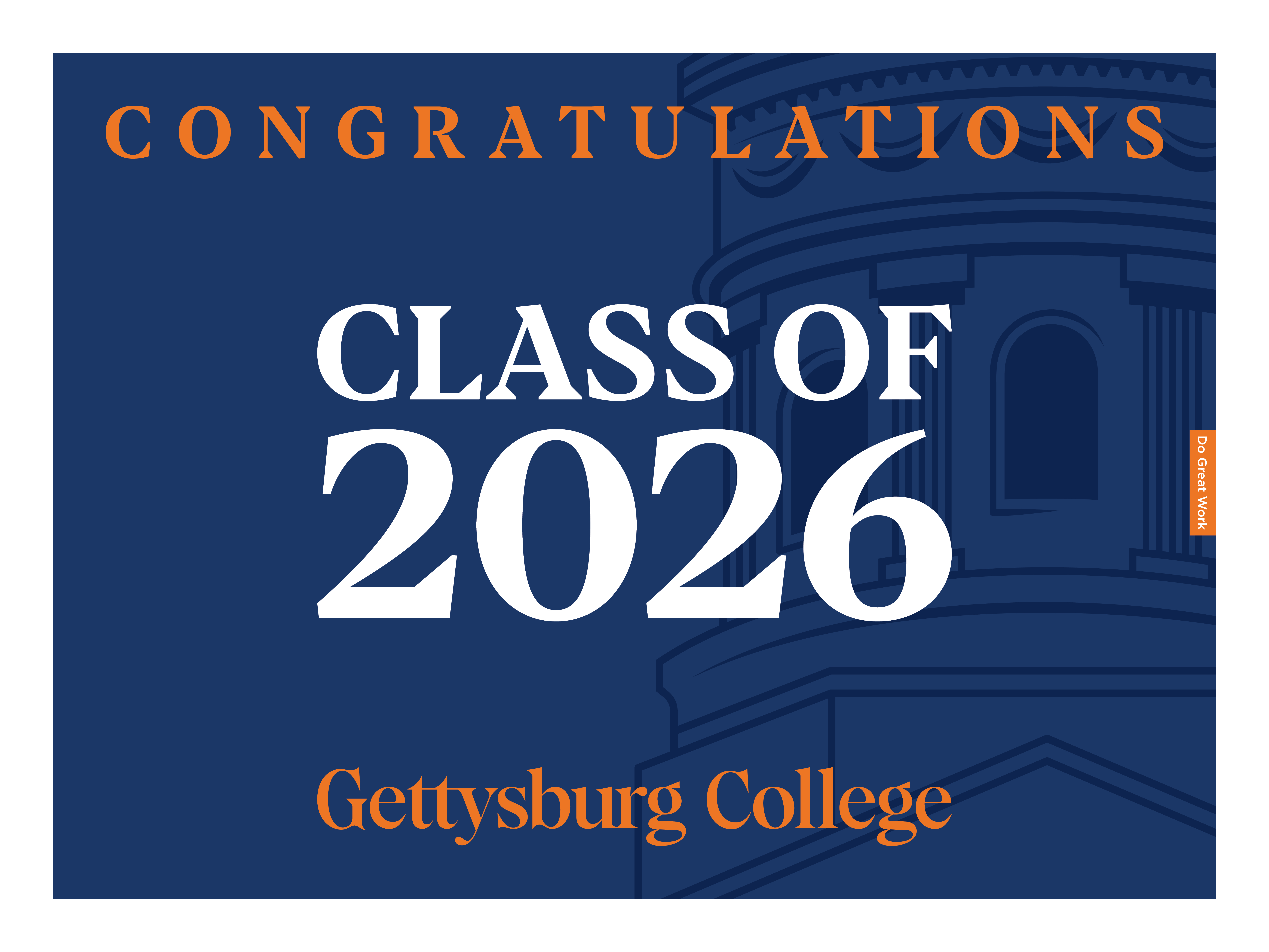 24 by 18 blue yard sign