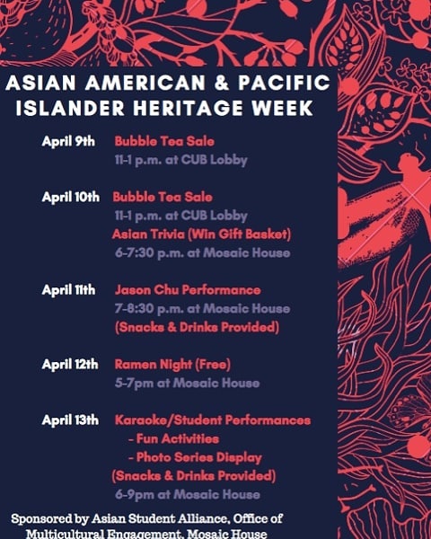 Asian American Pacific Islander flier