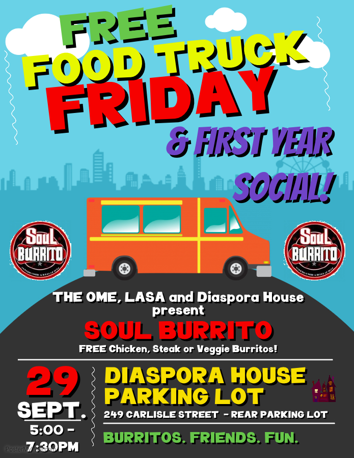 Free food truck friday flier