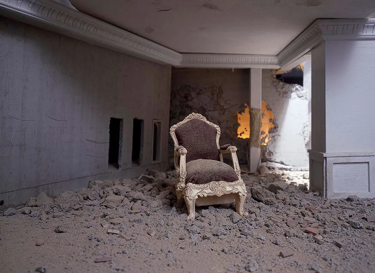 Image of an inkjet photograph on archival paper title The Acher Series: Chair.