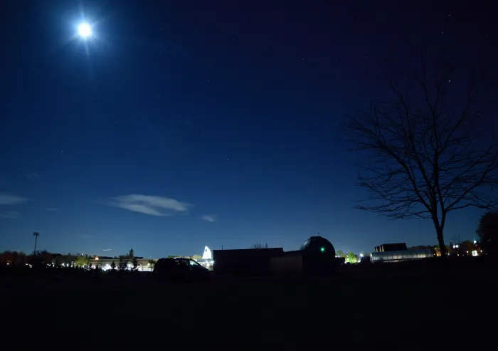 A view from the Gettysburg College Observatory.