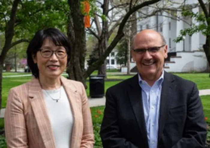 Suhua Dong with Bob Iuliano