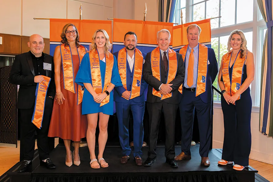 Seven alumni being inducted into the Hall of Athletic Honor