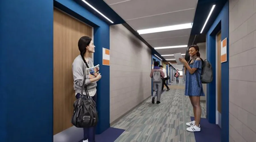 West Quad Hallway