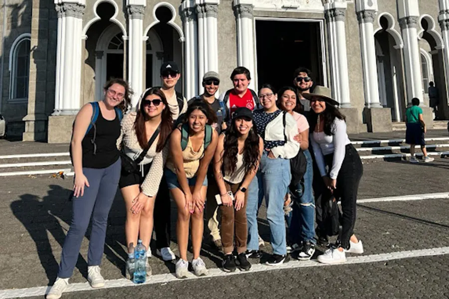Campos led Gettysburg students on a Spring 2024 project to The Basilica of Our Lady of Angels, Cartago.