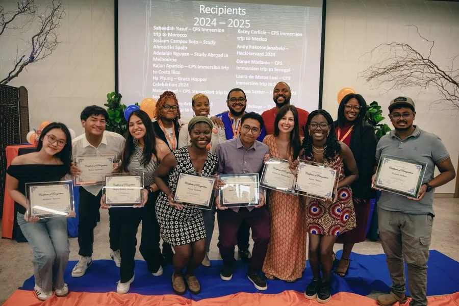 Students and alumni attend the Myra T. Herron Brunch during Homecoming Weekend