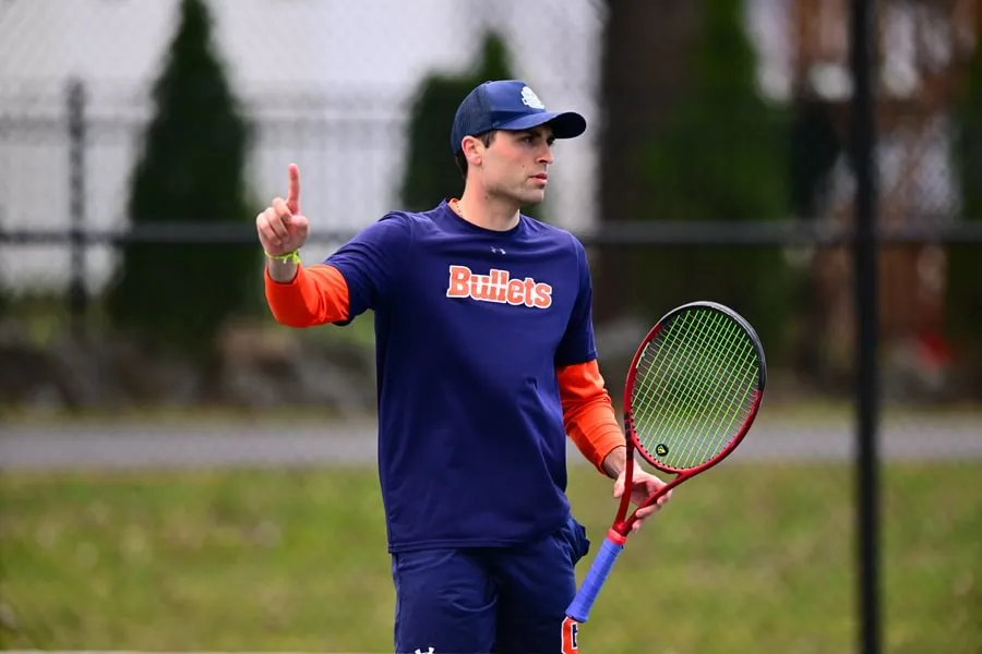 Michael Fellman ’25 of the men’s tennis team was named the Centennial Conference Male Scholar Athlete of the Year.