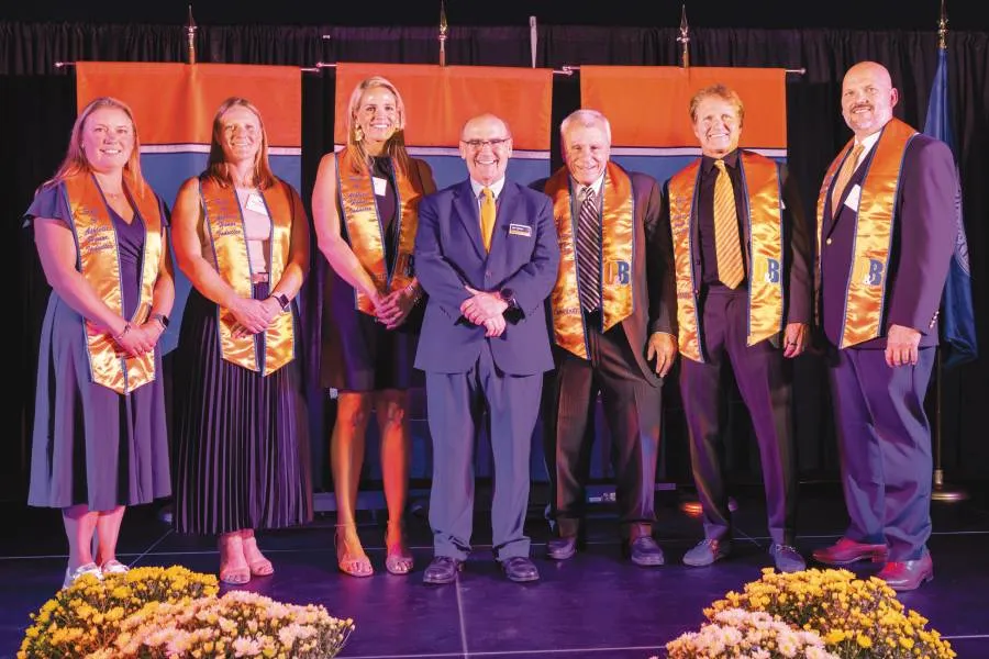 An image of recent inductees to the Hall of Athletic Honor