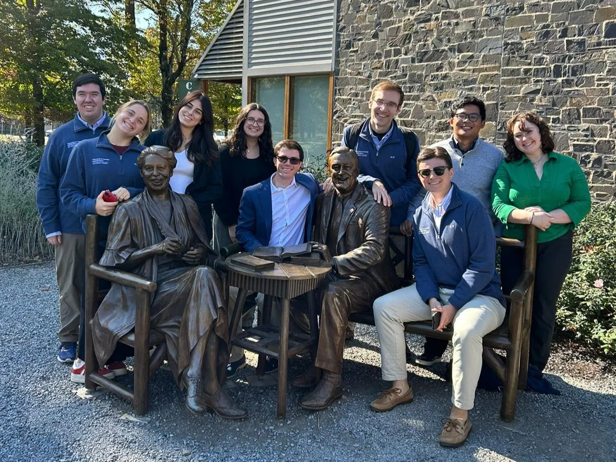 Fielding Fellows at FDR Library in Hyde Park