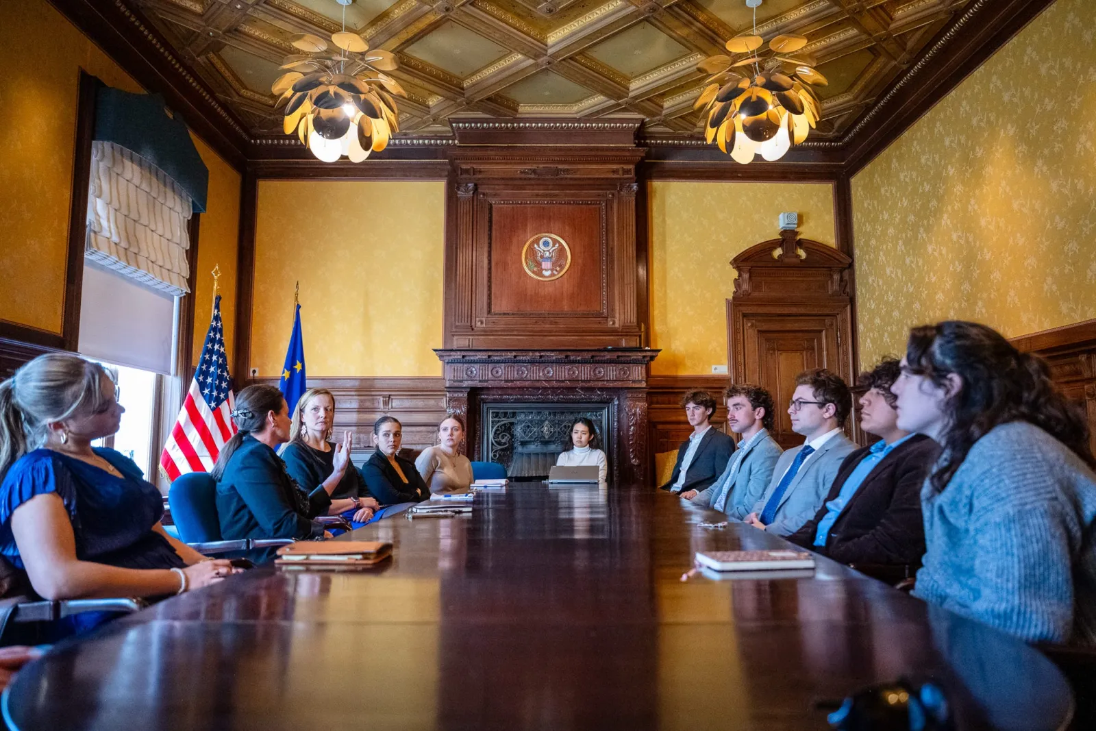 Fielding Fellows Visiting the U.S. Embassy