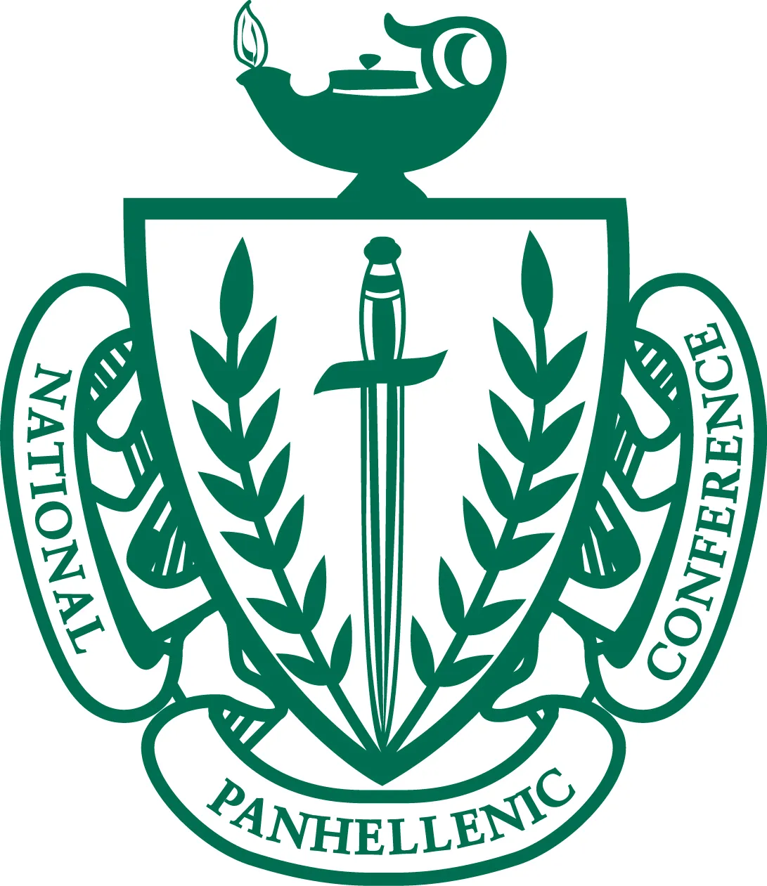 The crest of the National Panhellenic Conference
