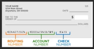 An image of a check.
