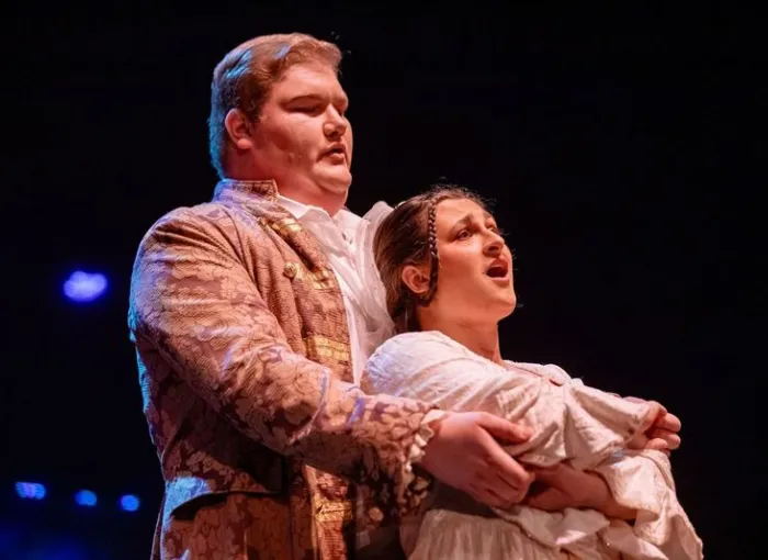 Music students sing opera