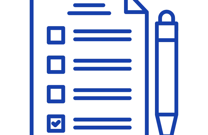Form and pen icon