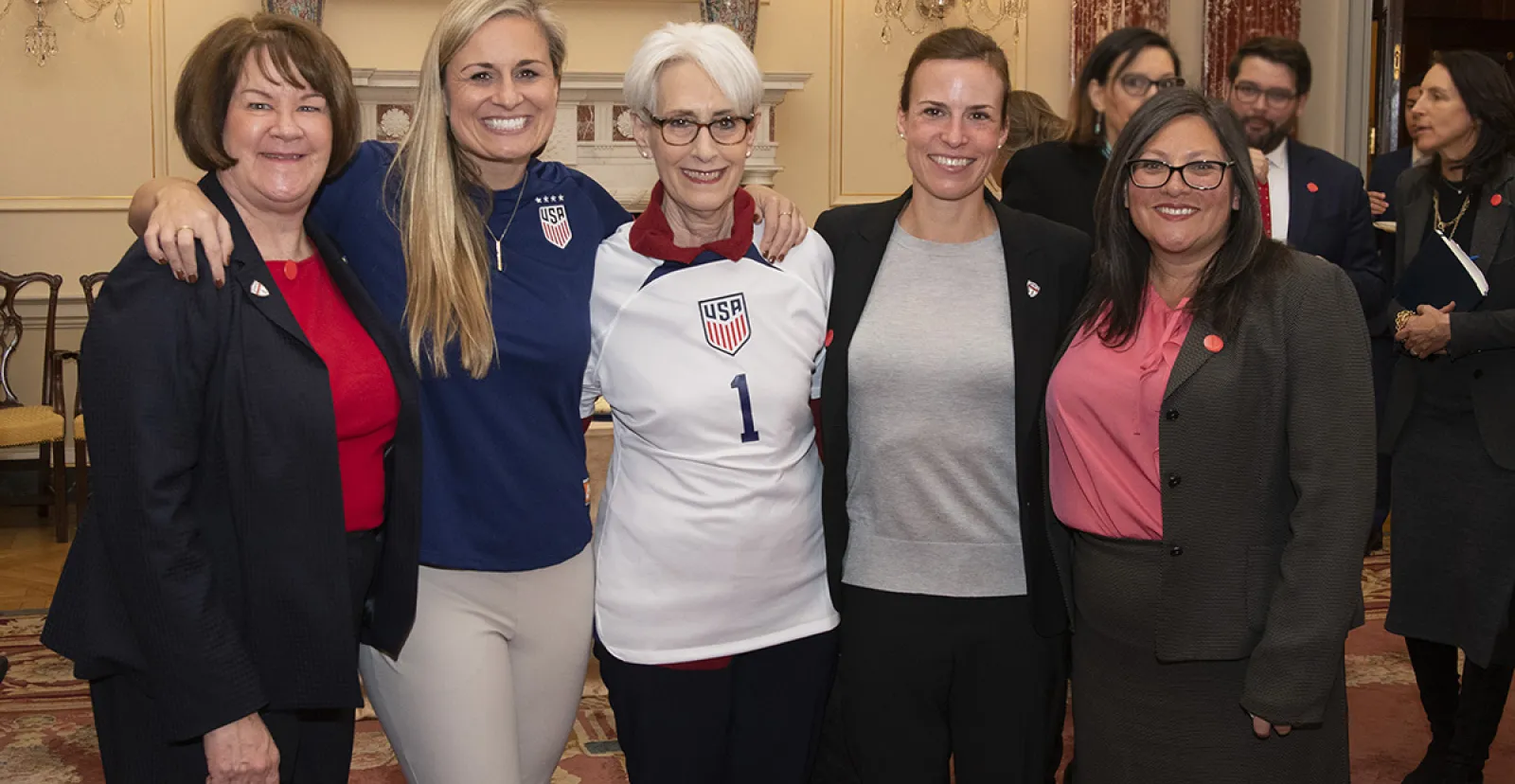 Deputy Secretary of State Wendy Sherman hosted the State Department’s 2022 FIFA World Cup Reception