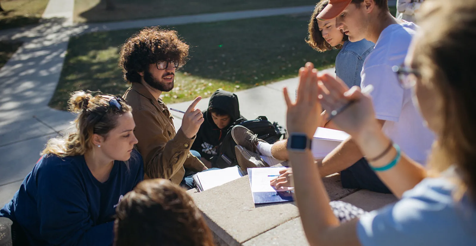 Chemistry students practice communication and teamwork skills
