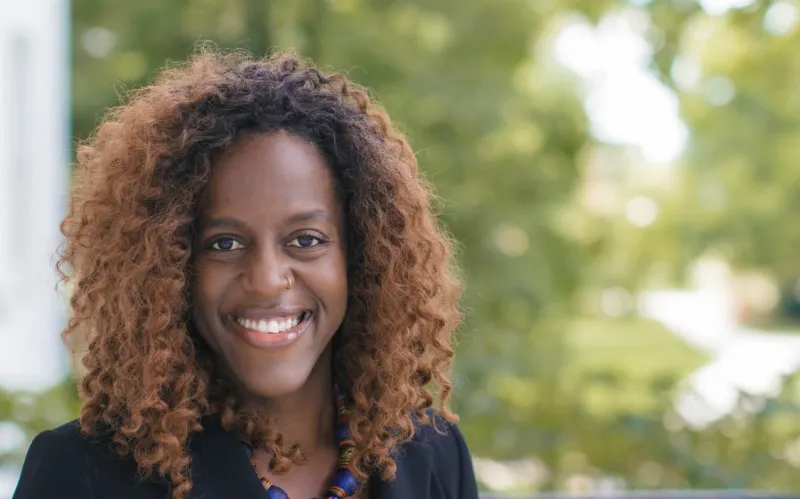 A headshot of Philosophy Prof. Nathifa Greene