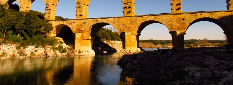 Stone arched bridge