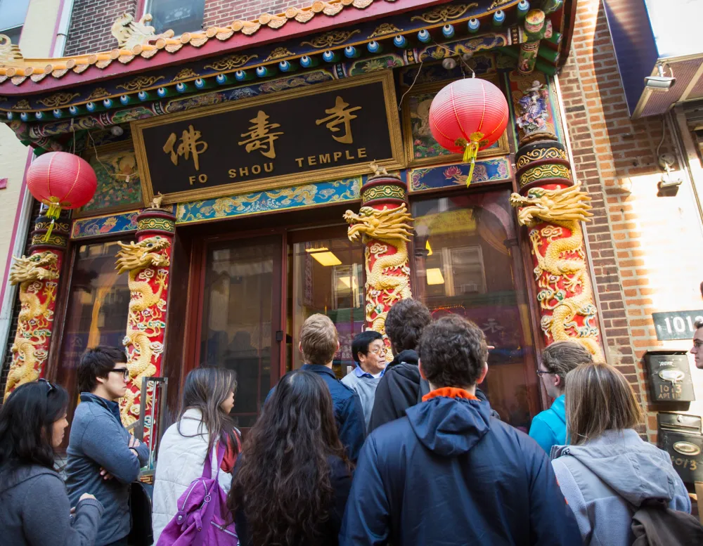 visiting Chinatown in Philadelphia